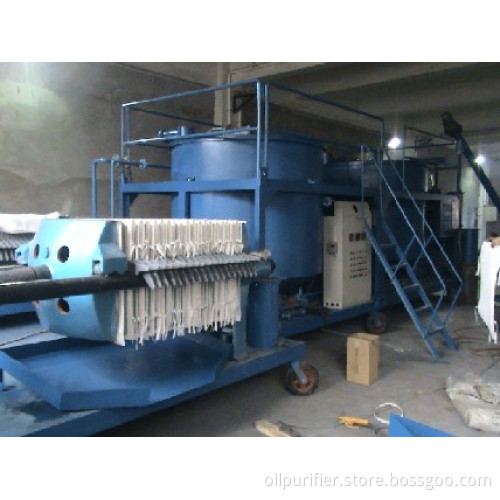 Fuel engine oil recycling machine